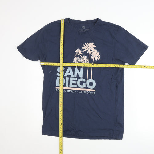Smith & Jones Men's Navy San Diego Graphic Short Sleeve T-Shirt Size L