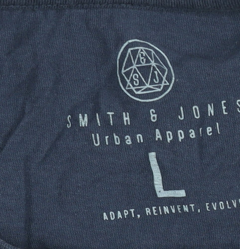 Smith & Jones Men's Navy San Diego Graphic Short Sleeve T-Shirt Size L