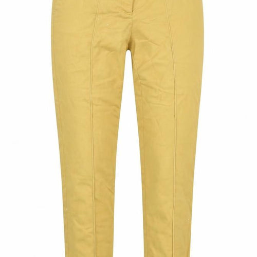 Van Heusen Womens Beige Chino Trousers Size 12 Cotton Blend