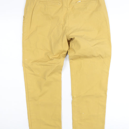 Van Heusen Womens Beige Chino Trousers Size 12 Cotton Blend