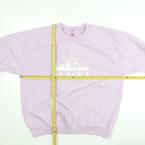 Nasty Gal Women's Purple Cotton Alaska Pullover Jumper M