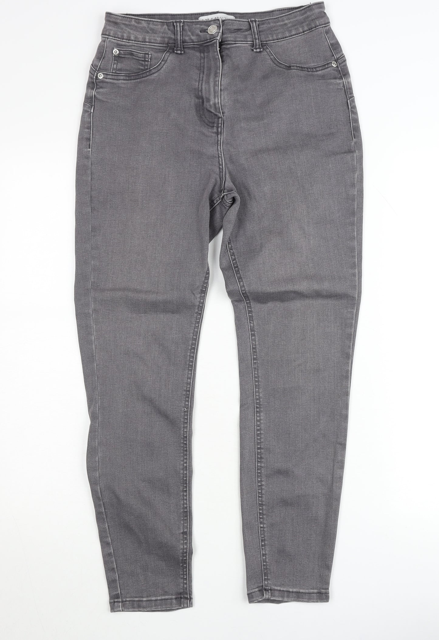 Primark Women’s Grey Skinny Slim Fit Denim Jeans Size 10