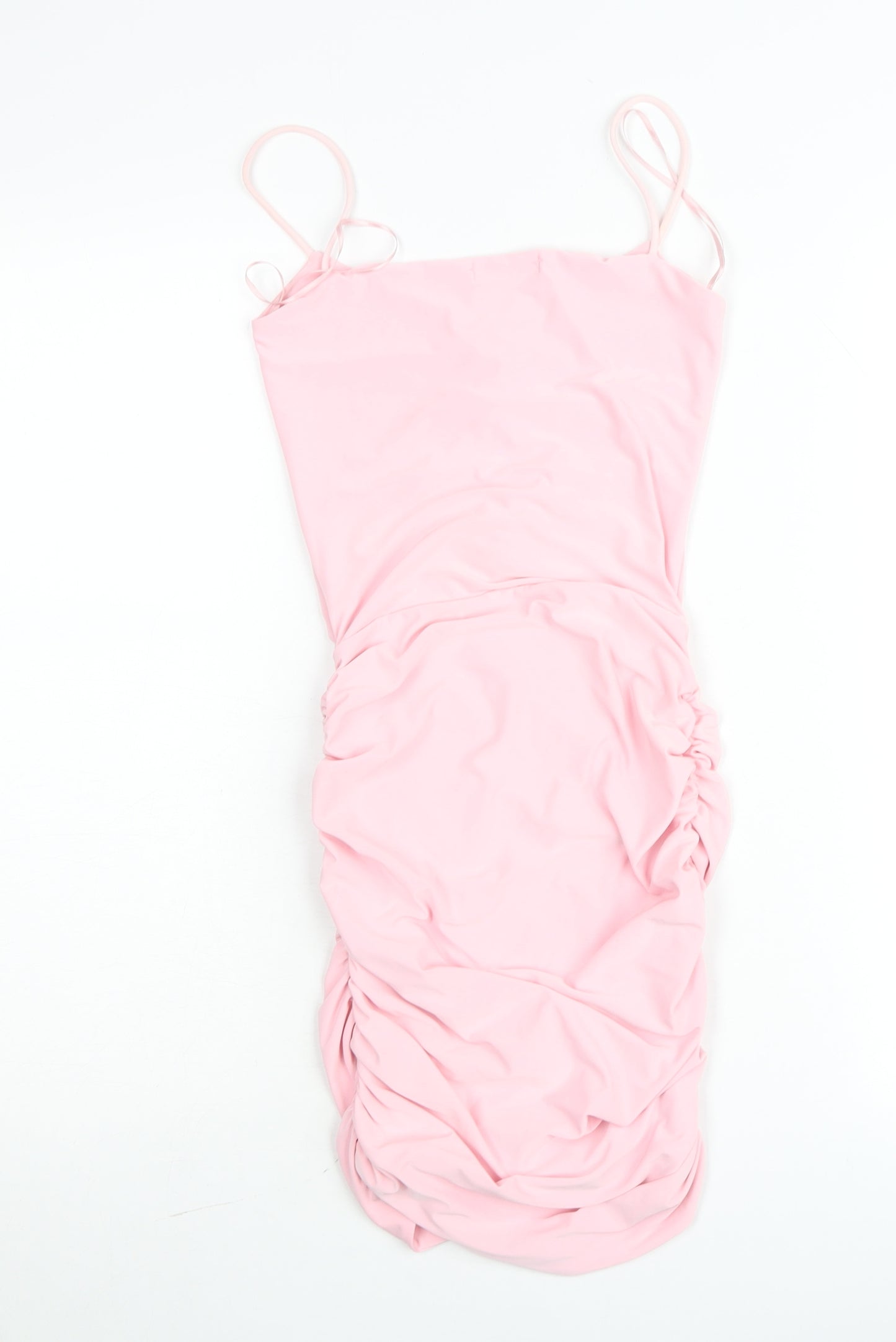 AllTrends Fashion Women's Pink Size 8 Bodycon Midi Dress