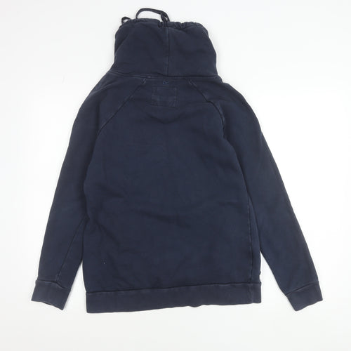 Regatta Great Outdoors Women's Navy Pullover Hoodie UK 10 Cotton Blend