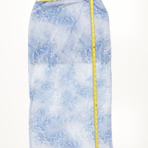 Primark Women’s Blue Animal Print Pencil Skirt Size S