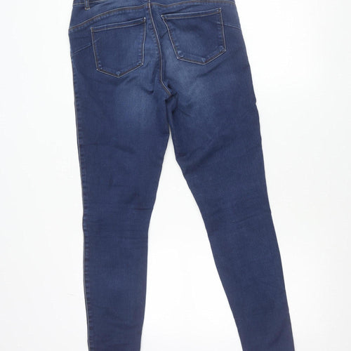 Vero Moda Womens Blue Skinny Jeans Size M/L 32 Regular Fit Denim