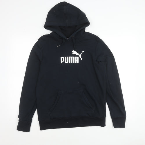 Puma Women's Black Size 14 Pullover Hoodie Sweatshirt