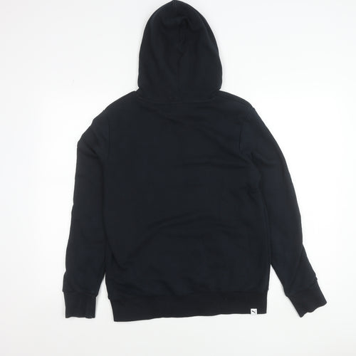 Puma Women's Black Size 14 Pullover Hoodie Sweatshirt