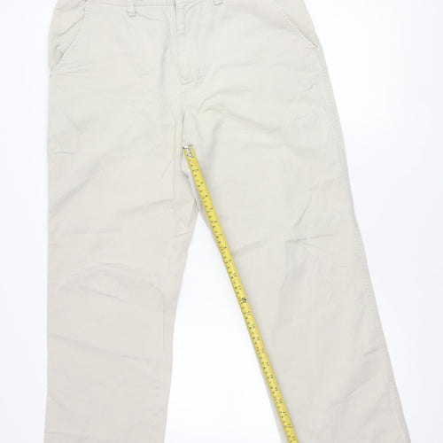 Maine New England Men's Beige Cotton Chino Trousers 34R