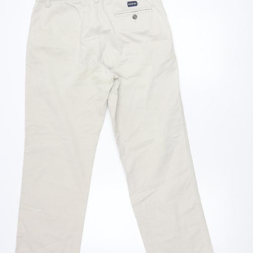 Maine New England Men's Beige Cotton Chino Trousers 34R