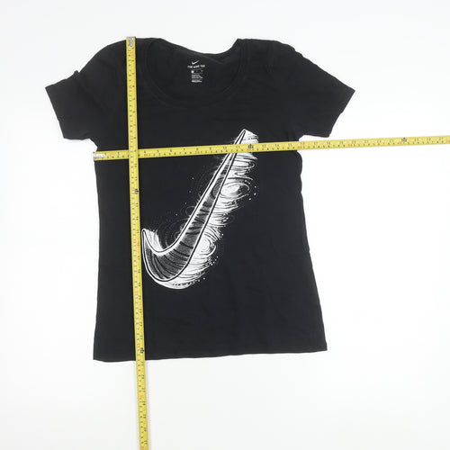 Nike Men’s Black S Athletic Fit Graphic Sports T-Shirt
