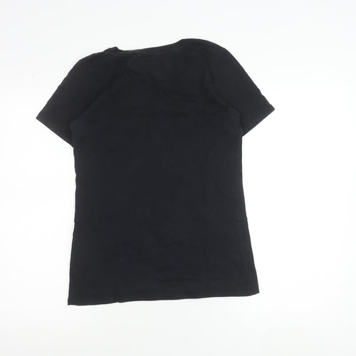 Nike Men’s Black S Athletic Fit Graphic Sports T-Shirt