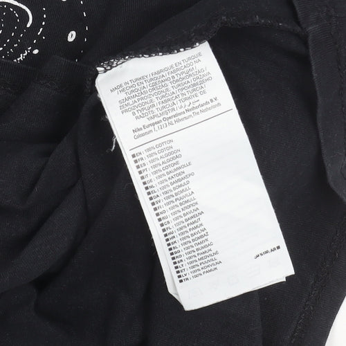 Nike Men’s Black S Athletic Fit Graphic Sports T-Shirt