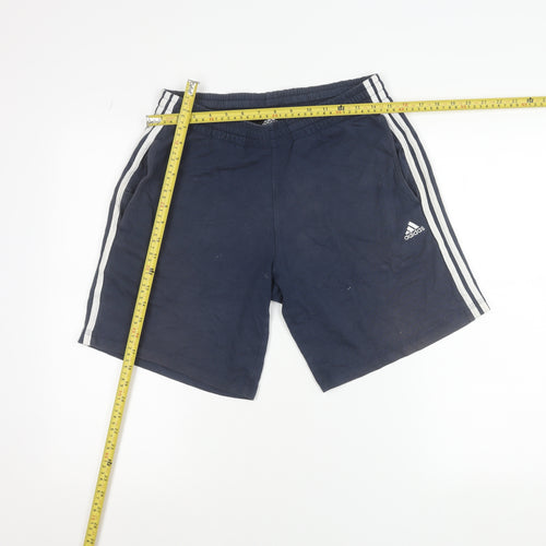 Adidas Men’s Blue Small Sweat Shorts Performance Essentials