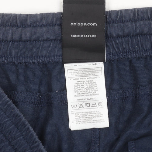 Adidas Men’s Blue Small Sweat Shorts Performance Essentials
