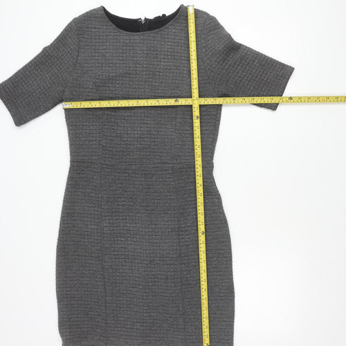 Puppy Lux Women Grey Bodycon Knee Length Dress Size 12