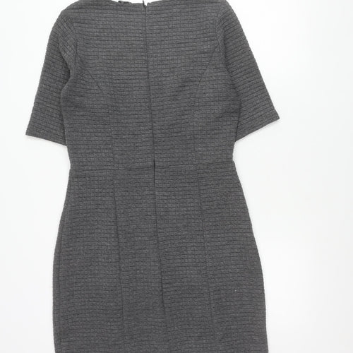 Puppy Lux Women Grey Bodycon Knee Length Dress Size 12