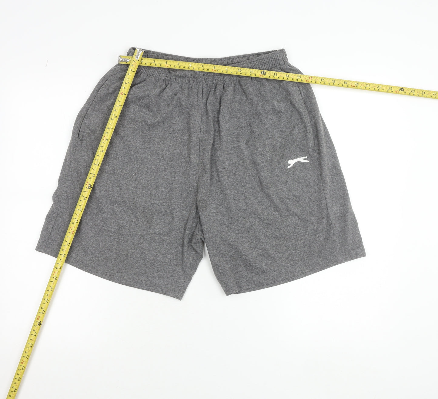 Slazenger Men's Grey XL Athletic Shorts Elastic Waist Lightweight