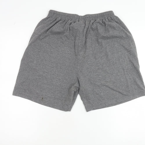 Slazenger Men's Grey XL Athletic Shorts Elastic Waist Lightweight