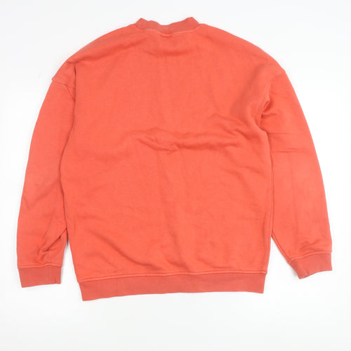 Adidas Men’s Orange XS Crew Neck Pullover Sweatshirt