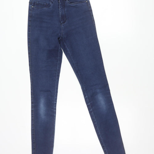 ONLY Women’s Blue Skinny Jeans S 32 Mid Rise Stretch Denim