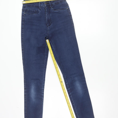 ONLY Women’s Blue Skinny Jeans S 32 Mid Rise Stretch Denim