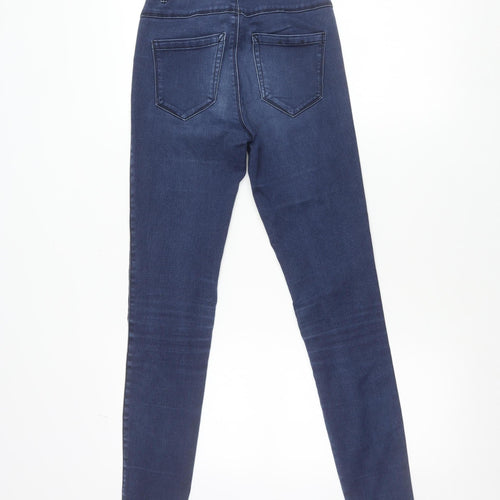 ONLY Women’s Blue Skinny Jeans S 32 Mid Rise Stretch Denim