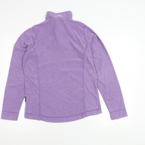 Portwest Women’s Purple Fleece Pullover 1/4 Zip Sweatshirt Size M