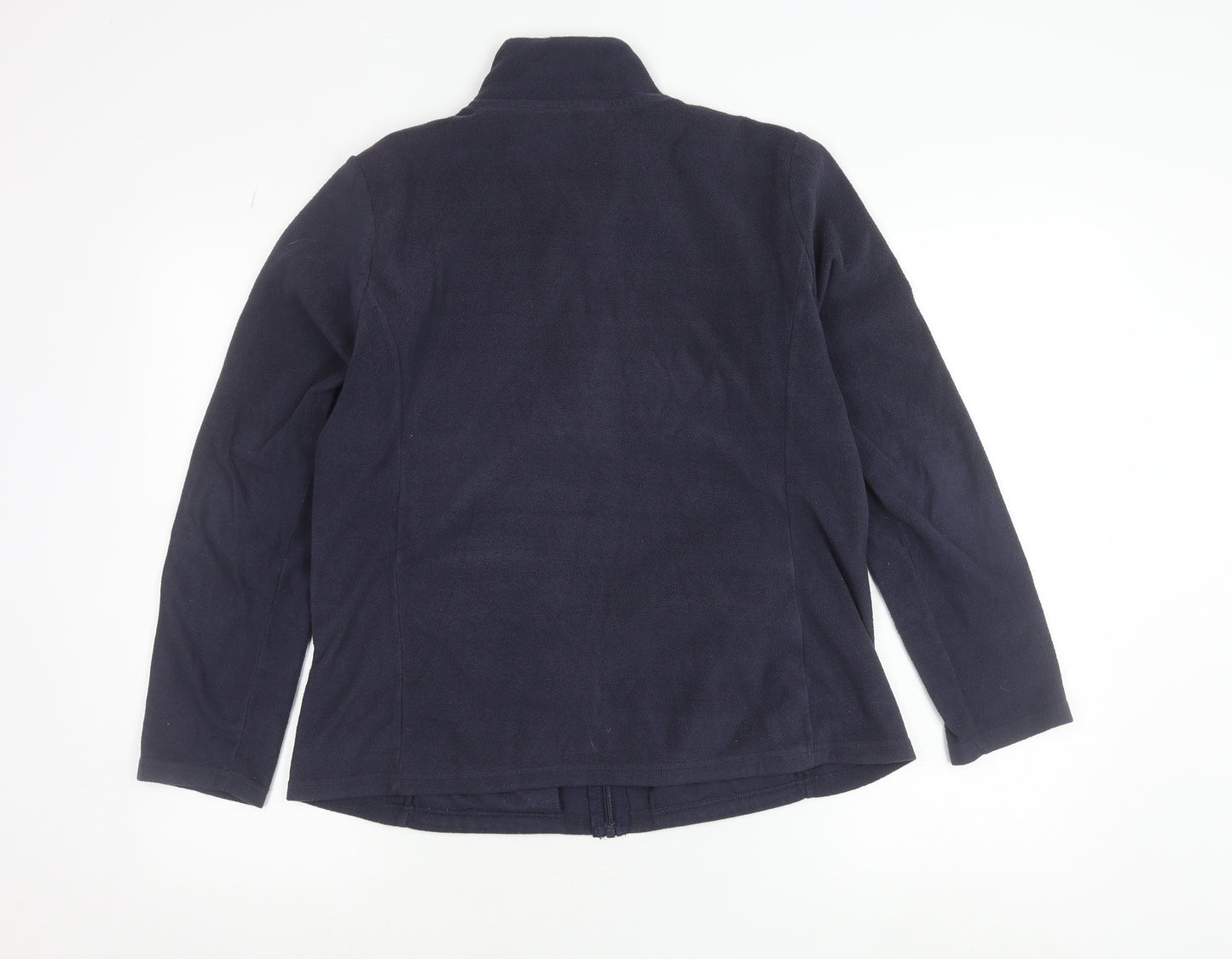 Dunnes Women's Blue Fleece Full Zip Jacket Size M