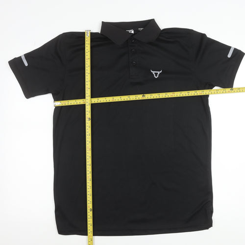 Toro Activa Men's Black Dri-Fit Polo Shirt Size L Sportswear