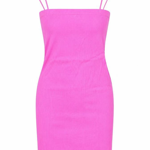 Dunnes Women’s Bright Pink XS-S Bandeau Bodycon Mini Dress