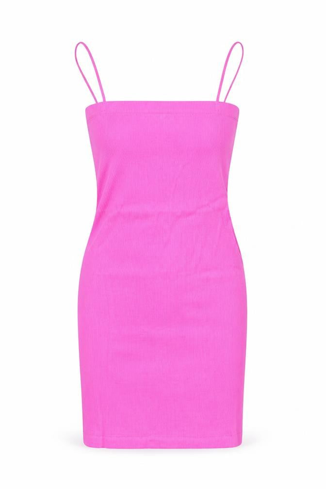 Dunnes Women’s Bright Pink XS-S Bandeau Bodycon Mini Dress