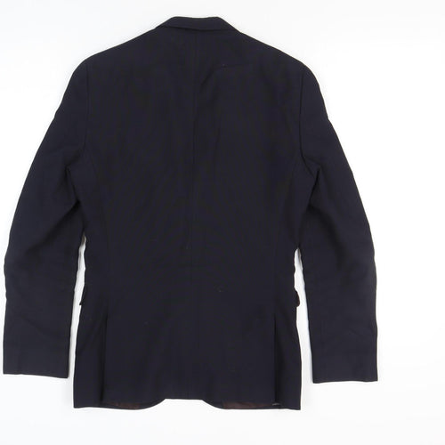 Next Men's Black 34 Regular Fit Single-Breasted Blazer