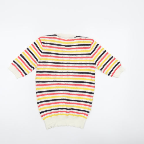 Savida Women’s Multicoloured Striped Knit Pullover Jumper XS