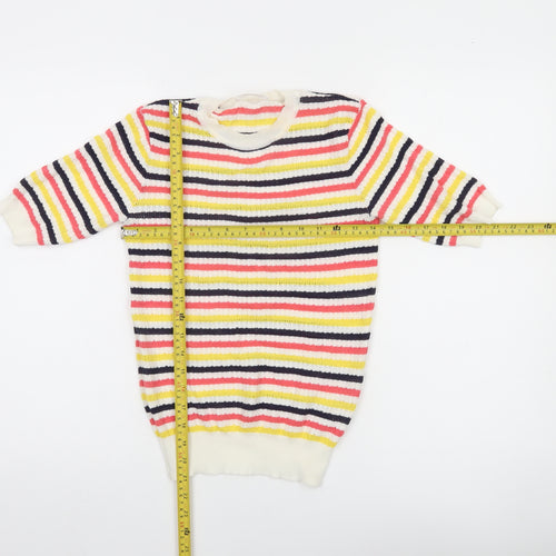 Savida Women’s Multicoloured Striped Knit Pullover Jumper XS