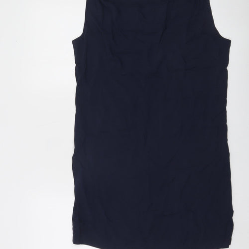 Vila Women’s Blue Sleeveless Shift Dress Size S