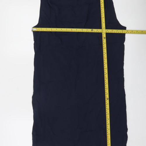 Vila Women’s Blue Sleeveless Shift Dress Size S