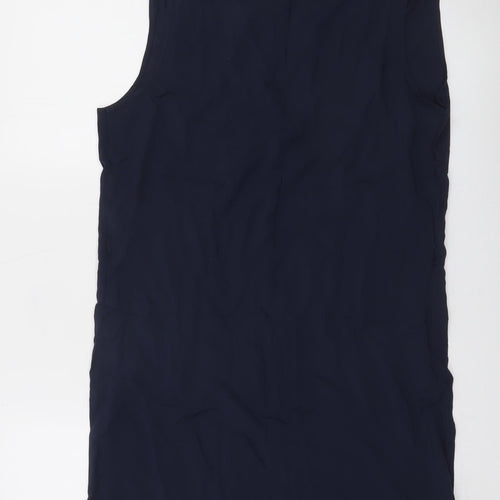 Vila Women’s Blue Sleeveless Shift Dress Size S