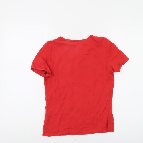 Adidas Women's Red Dublin Marathon 08 T-Shirt Size 8