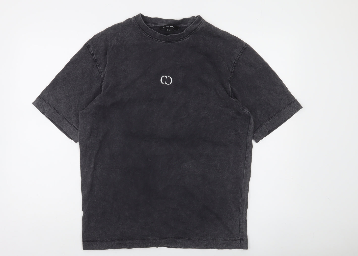 Criminal Damage Men's Black Cotton Crew Neck T-Shirt Size S