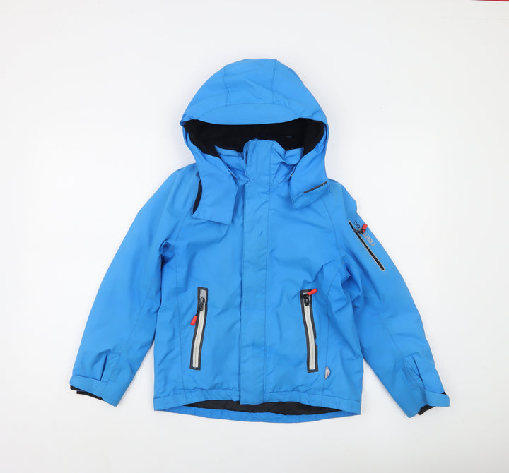 Reima Boys Blue Waterproof Ski Jacket 8 Years Hooded Winter Coat