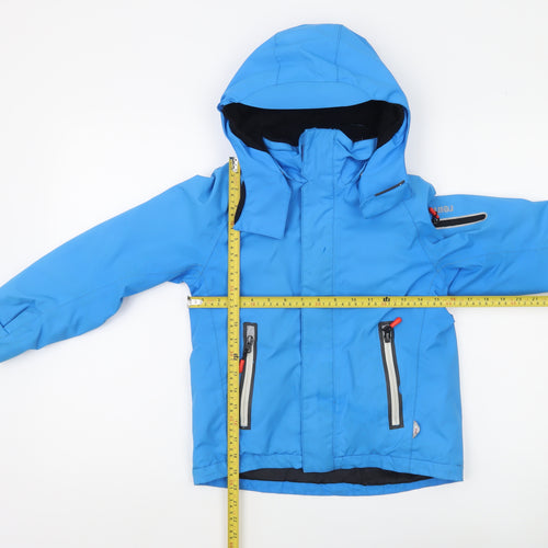 Reima Boys Blue Waterproof Ski Jacket 8 Years Hooded Winter Coat
