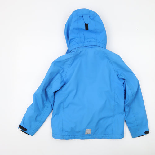 Reima Boys Blue Waterproof Ski Jacket 8 Years Hooded Winter Coat