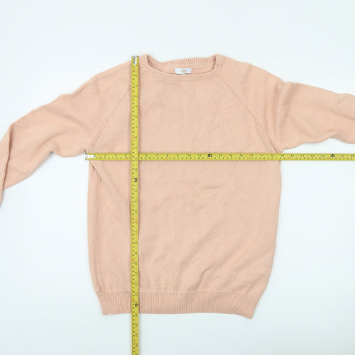 Cotton Traders Womens Pink Crew Neck Long Sleeve Jumper Size 12