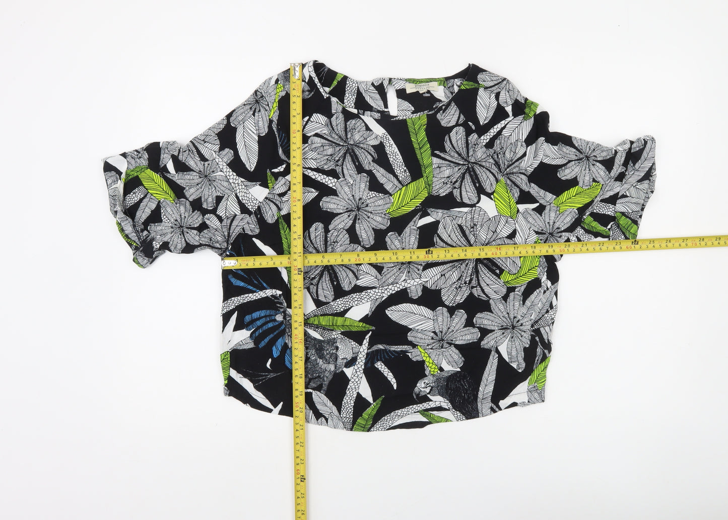 Papaya Weekend Women's Multicoloured Floral Tunic Blouse Size 8