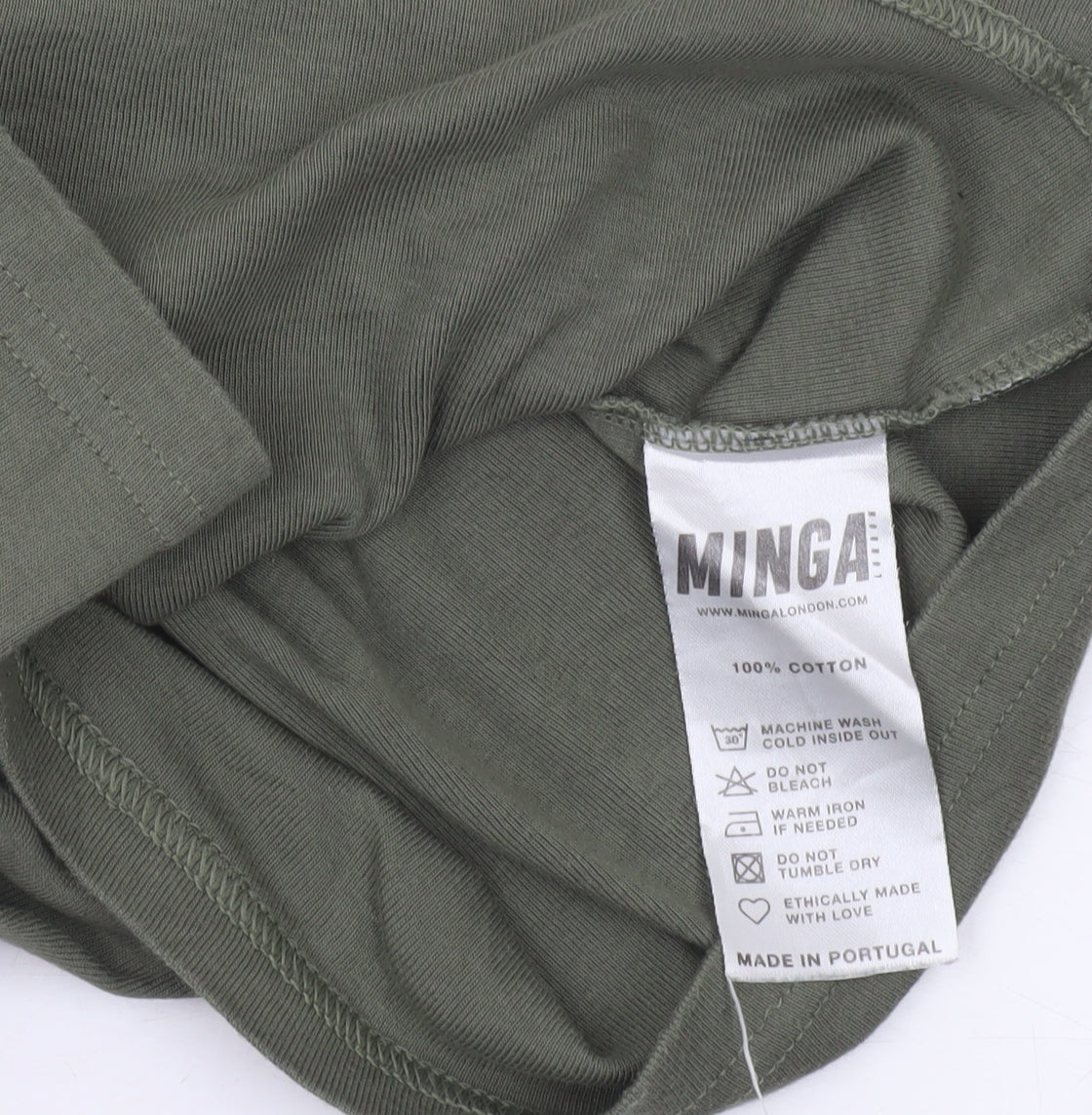 Minga London Girls Green Cropped Graphic Fairy T-Shirt Size L