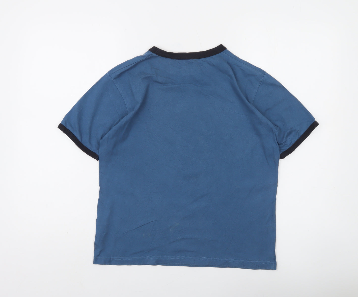 Uniqlo Boys Blue Hudson Valley Ringer T-Shirt 13-14 Years