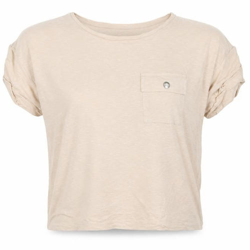 Dorothy Perkins Women’s Beige Basic Short Sleeve T-Shirt UK 20