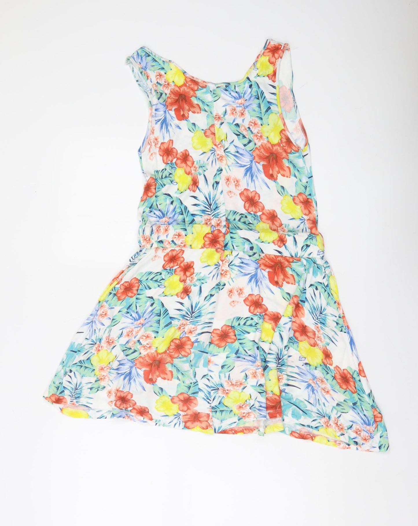 Marks and Spencer Women’s Multicoloured Floral Skater Dress Size 10