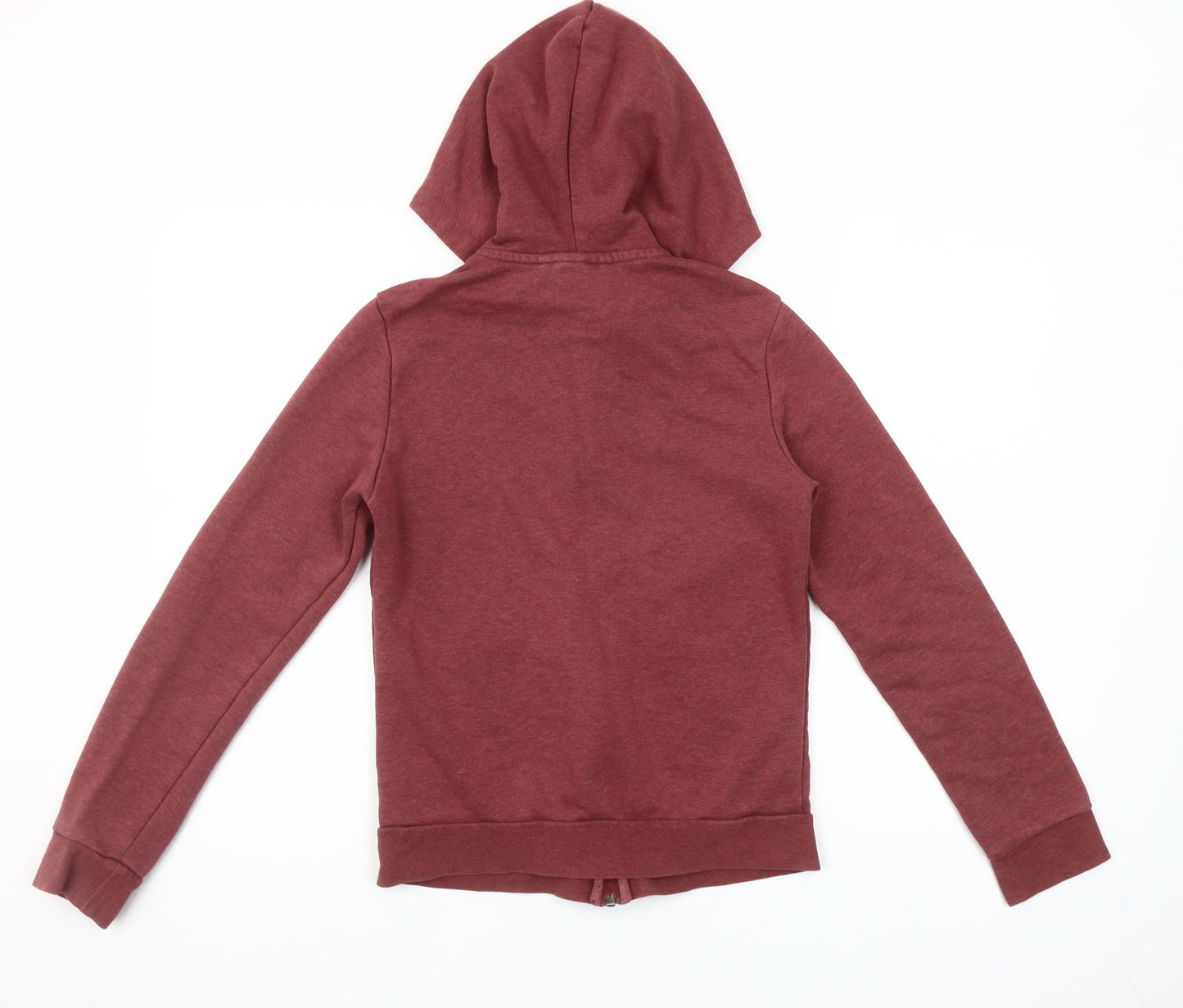 Adidas Women’s Red Full Zip Hoodie XS - Casual Sporty Sweatshirt